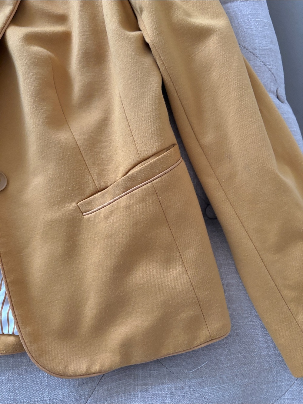 The Limited Mustard Yellow Women's Blazer - Picture 3 of 7